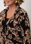 Monari Paisley Knit Blazer, Brown