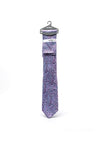 Montagu Vibrant Jacquard Print Tie & Pocket Square Set, Lilac