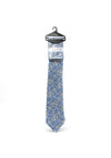 Montagu Spring Floral Print Tie & Pocket Square Set, Blue