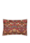 Morris & Co Strawberry Thief Oxford Pillowcase, Crimson