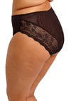 Elomi Morgan High Leg Brief, Black