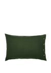 Morris & Co Linen Blend Standard Pillowcase, Green