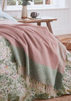 Morris & Co Strawberry Thief Severne Throw 130x170cm, Cochineal Pink