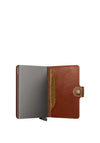 Secrid Texano Mini Wallet, Saddle Brown
