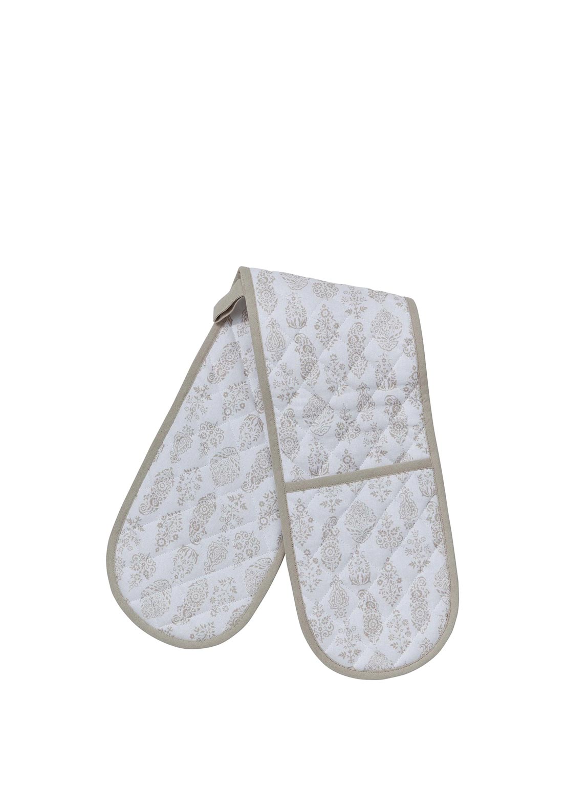 Murmur Aria Double Oven Glove, Cream