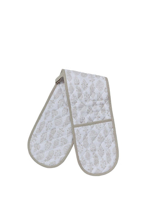 Murmur Aria Double Oven Glove, Cream