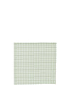 Murmur Tara 4 Pack Checked Napkins, Green