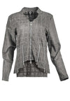 My Soul Textured Geometric Jacket, Grey