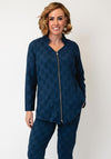 My Soul Check Bubble Jacket, Blue