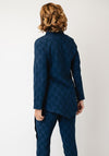 My Soul Check Bubble Jacket, Blue