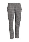 My Soul Textured Geometric Slim Bubble Trousers, Grey