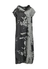 My Soul Acid Print Maxi Dress, Black & Grey