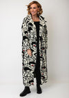 My Soul Face Print Long Coat, Multi-Coloured