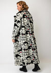 My Soul Face Print Long Coat, Multi-Coloured