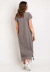My Soul Zip Front Textured Midi Dress, Sand