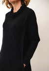 My Soul Bubble Textured Midi Dress, Black