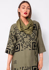 My Soul Viscose Loop Scarf, Green