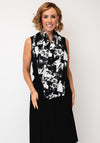 My Soul All Over Figure Print Scarf, Black