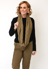 My Soul Textured Loop Scarf, Green