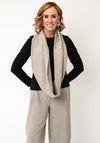 My Soul Textured Loop Scarf, Grey