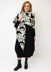 My Soul Reversible Face Print Shawl, Grey Multi