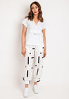 My Soul V-Neck Textured Blouse, White