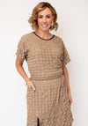 My Soul Shirred Textured Top, Sand