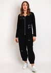 My Soul Zip Detail Textured Jacket, Black