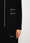 My Soul Zip Detail Textured Jacket, Black
