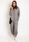 My Soul Taffeta Trim Jersey Jacket, Sand