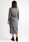 My Soul Embossed Check Zip Jacket, Grey