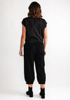 My Soul Sleeveless Cropped Jacket, Black