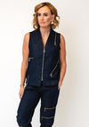 My Soul V-Neckline Waistcoat, Blue
