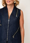 My Soul V-Neckline Waistcoat, Blue