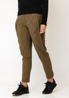 My Soul Bubble Texture Cropped Trousers, Green
