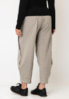 My Soul Bubble Check Cropped Trousers, Beige