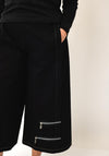 My Soul Cropped Wide Leg Denim Jeans, Black