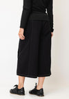 My Soul Cropped Wide Leg Denim Jeans, Black