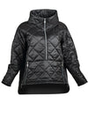 My Soul Quilted Half Zip Jacket, Black