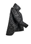 My Soul Quilted Half Zip Jacket, Black