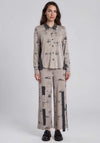 My Soul Print Detail Shirt, Beige