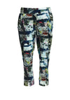 My Soul Graphic Print Cropped Trousers, Multi-Coloured