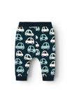 Name It Baby Boy Vroels Car Print Pant, Dark Sapphire