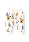 Name It Baby Boy Vroels Animal Print Pant, Jet Stream