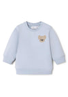 Name It Baby Boy Banus Long Sleeve Sweater, Zen Blue