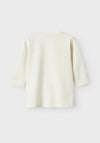 Name It Baby Boy Bimon Long Sleeve Top, Cloud Dancer