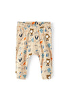 Name It Baby Boy Laffi Print Pant, Humus