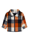 Name It Baby Boy Lane Long Sleeve Overshirt, Autumn Maple
