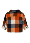 Name It Baby Boy Lane Long Sleeve Overshirt, Autumn Maple