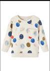 Name It Baby Boy Norim Long Sleeve Sweater, Peyote Melange